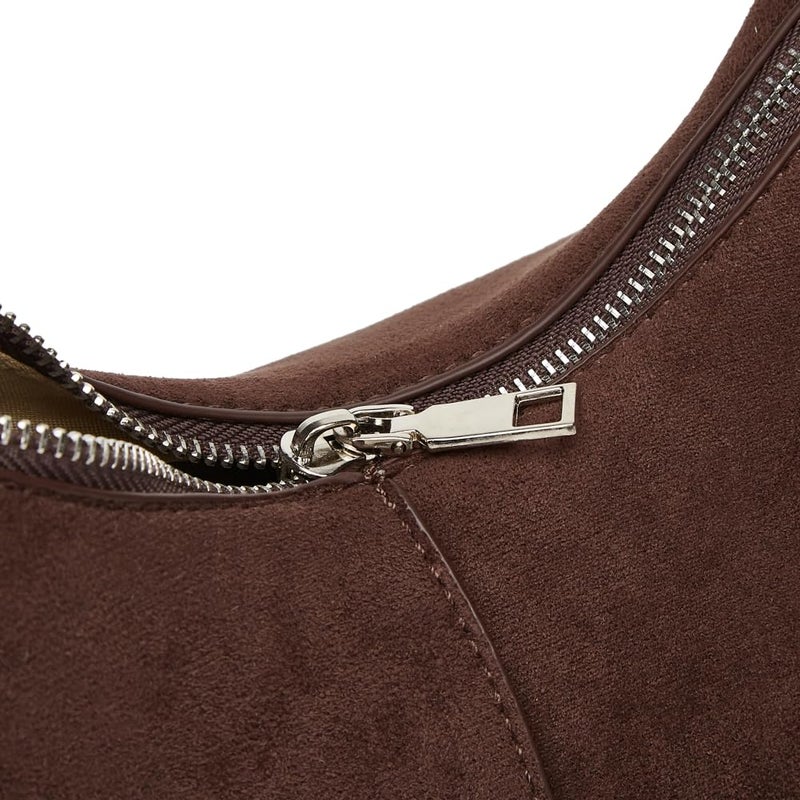 Bagkeak Slouchy Suede Shoulder Bags For Women - Retro Crossbody & Tote Satchel Winter Work Purses Crescent Handbags for Fall - Image 5