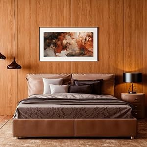 WISDOM Self Adhesive Vinyl Wood Grain Wallpaper for Furniture Vinyl Stickers Wooden Door Desktop Wall Papers Kitchen-Cupboard/Shelf Liner Sheet (16 x 60 Inch, Creme Brown Wooden) - Image 5
