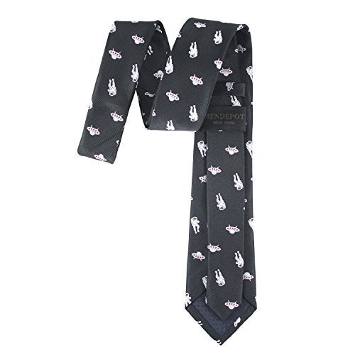 MENDEPOT Space Ties Airplanes Necktie Astronaut UFO Tie Men Birthday Father's Day Gift (Astronaut And UFO) - Image 4