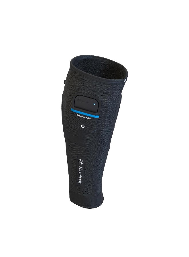 Therabody غلاف الساق من ثيرابودي ريكفري باولس 1 قطعة - غلاف ضغط واهتزاز لتخفيف الألم أثناء التنقل، تقليل الألم والانزعاج في الساقين السفليتين، زيادة المرونة - كبير - Image 1