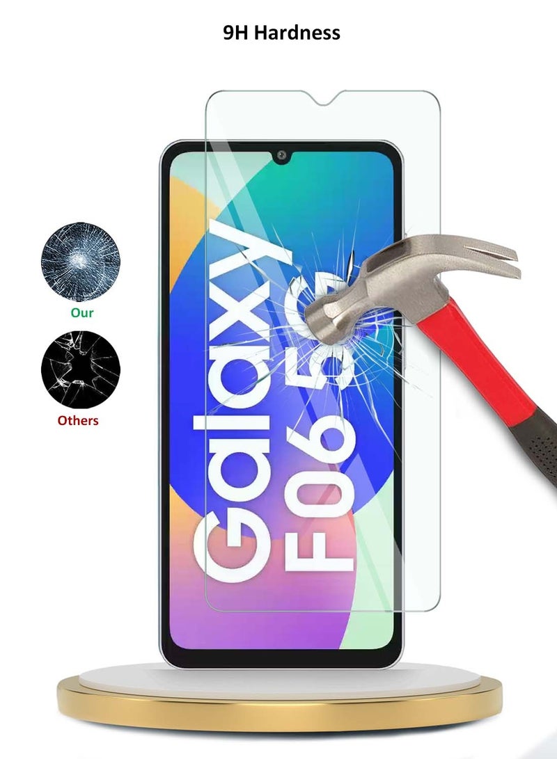 Wtech Samsung Galaxy F06 5G 2025 / Samsung Galaxy M06 5G 2025 WTech Premium Series Curved Edges 9H 2.5D Tempered Glass Screen Protector (MSG9CN) - Clear - Image 3