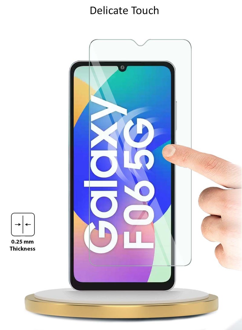 Wtech Samsung Galaxy F06 5G 2025 / Samsung Galaxy M06 5G 2025 WTech Premium Series Curved Edges 9H 2.5D Tempered Glass Screen Protector (MSG9CN) - Clear - Image 4