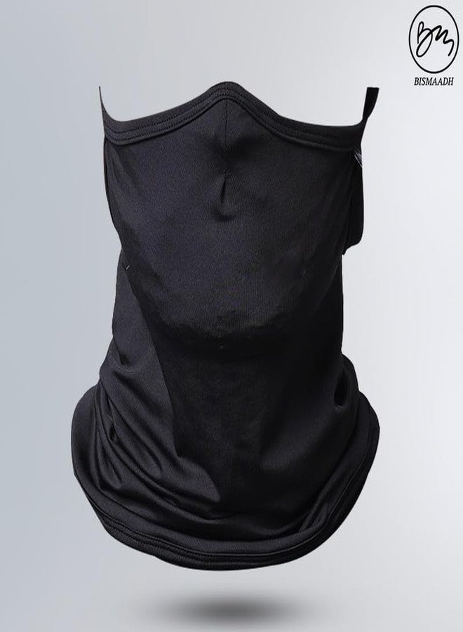 BISMAADH Bandana Scarf Mask With Ear Loops 2 Pack, Neck Gaiter Balaclava Dust UV Sun Protection Outdoors Face Mask for Women Men - Image 5