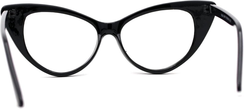 SA106 Classic Gothic True Cat Eye Frame Blue Light Filtering Computer Glasses - Image 4