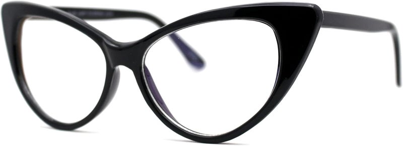 SA106 Classic Gothic True Cat Eye Frame Blue Light Filtering Computer Glasses - Image 2
