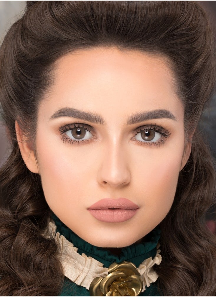 NATURÉL La Quartzo lenses A charming look with natural and beautiful colors Monthly use contact lenses, a pair in a box  - Image 2