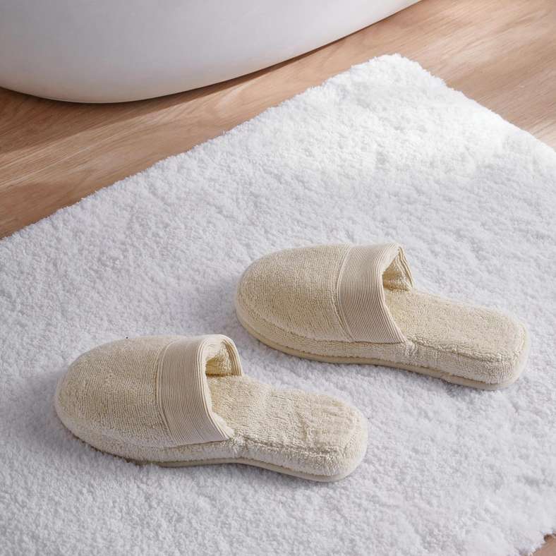 Pan Home Ultra Luxe Indoor Slippers for Women - Cream - Image 1