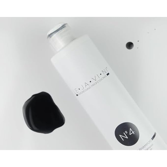LEJAVINI N4 | BLACK SILVER SHAMPOO FOR BLEACHED AND LIGHTENED HAIR | BLACK ICE HAIR SHAMPOO WITH COLOUR PIGMENTS | REMOVES YELLOW AND ORANGE TINT | PROFESSIONAL HAIR CARE | 250 ML - Image 2