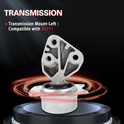 QRYIPPDM Engine Motor & Transmission Mount Compatible with 2013 2014 2015 Malibu L4 2.5L 4-Piece Replaces# A5179 A5711 A5501 A5502 - Image 4