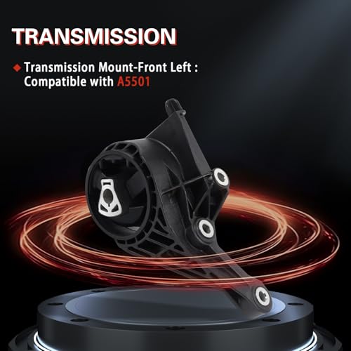 QRYIPPDM Engine Motor & Transmission Mount Compatible with 2013 2014 2015 Malibu L4 2.5L 4-Piece Replaces# A5179 A5711 A5501 A5502 - Image 5