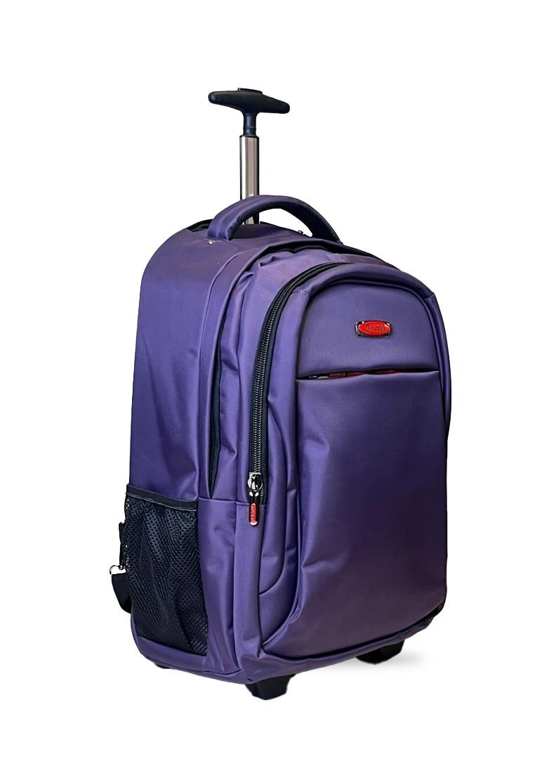 نوزكي حقيبة مدرسية بعجلات للطلاب - ظهر متعدد الاستخدامات مع عجلات - حقيبة مدرسية مثالية للبنات والأولاد - حقيبة سفر بعجلات متعددة الاستخدامات 18 بوصة - Image 3