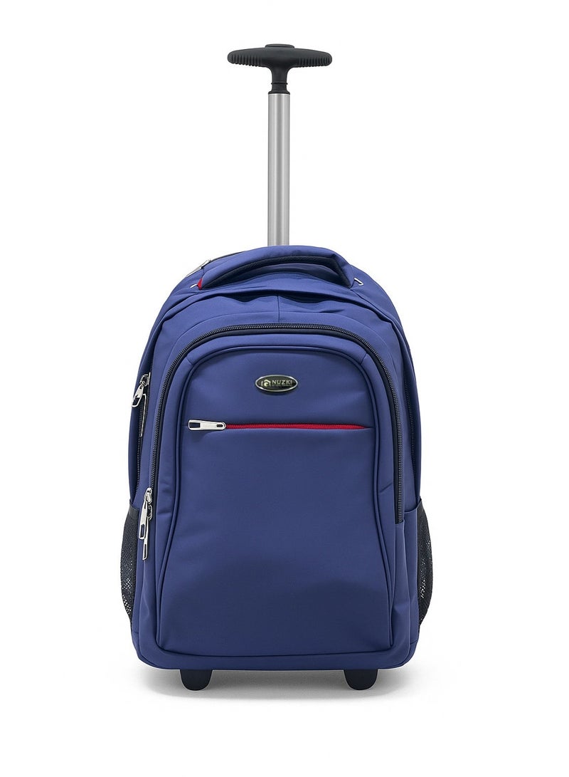 نوزكي حقيبة مدرسية بعجلات للطلاب - ظهر متعدد الاستخدامات مع عجلات - حقيبة مدرسية مثالية للبنات والأولاد - حقيبة سفر بعجلات متعددة الاستخدامات 18 بوصة - Image 1