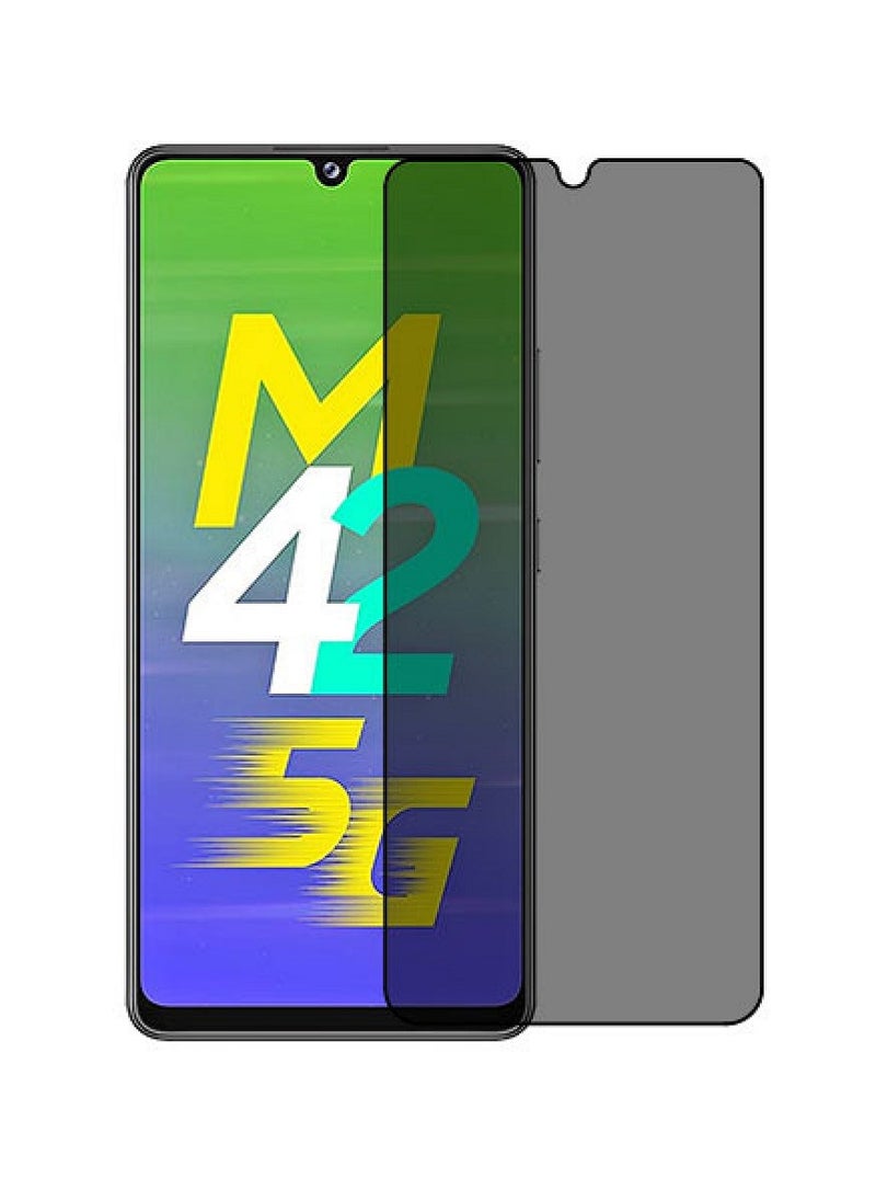 Super Tempered Glass Screen Protector Anti-Spy Privacy Designed For Samsung Galaxy M42 Full Screen Coverage And Bubble Free - Image 1
