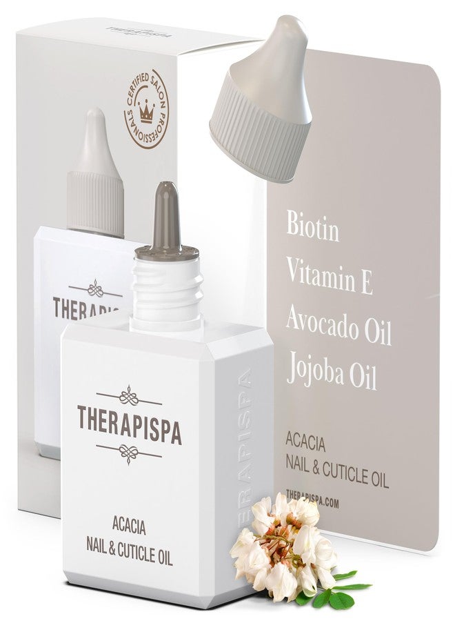 THERAPISPA Nail & Cuticle Oil with Avocado, Jojoba, Biotin & Vitamin E - Promotes Nail Growth, Strengthens & Repairs Dry, Brittle Nails & Cuticles (Acacia, 2.0 fl oz) - Image 1