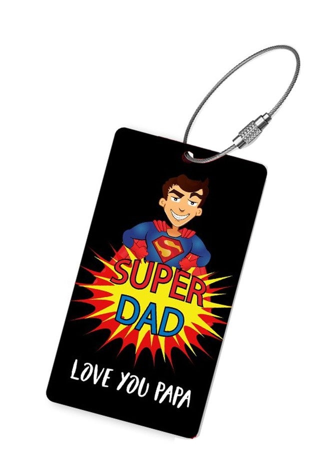 Heeva Creation Laminated MDF Wood Personalized Luggage Tags,Bag Tag Handle Wraps Travel Identification Labels Bag Tag for School Bag,Travel Luggage.(Color-Black & Red). - Image 1