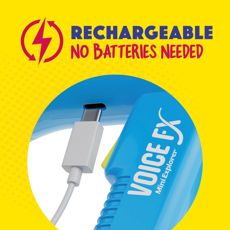 Mini Explorer Voice Changer for Kids for Kids - Voice Changing Device for Boys & Girls Ages 3-8+ Olds Birthday Gifts for 3, 4, 5, 7, 8 Year Old Boy - Toys Gift Ideas for Kid, Toddler - Image 4