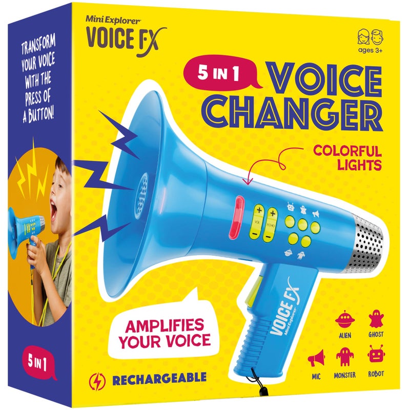 Mini Explorer Voice Changer for Kids for Kids - Voice Changing Device for Boys & Girls Ages 3-8+ Olds Birthday Gifts for 3, 4, 5, 7, 8 Year Old Boy - Toys Gift Ideas for Kid, Toddler - Image 1