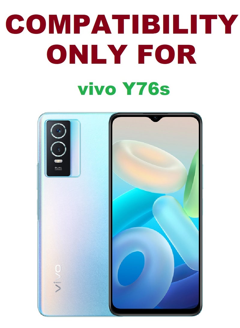 Tempered Glass Screen Protector Anti-Spy Privacy Designed For vivo Y76s Full Screen Coverage And Bubble Free - Image 2