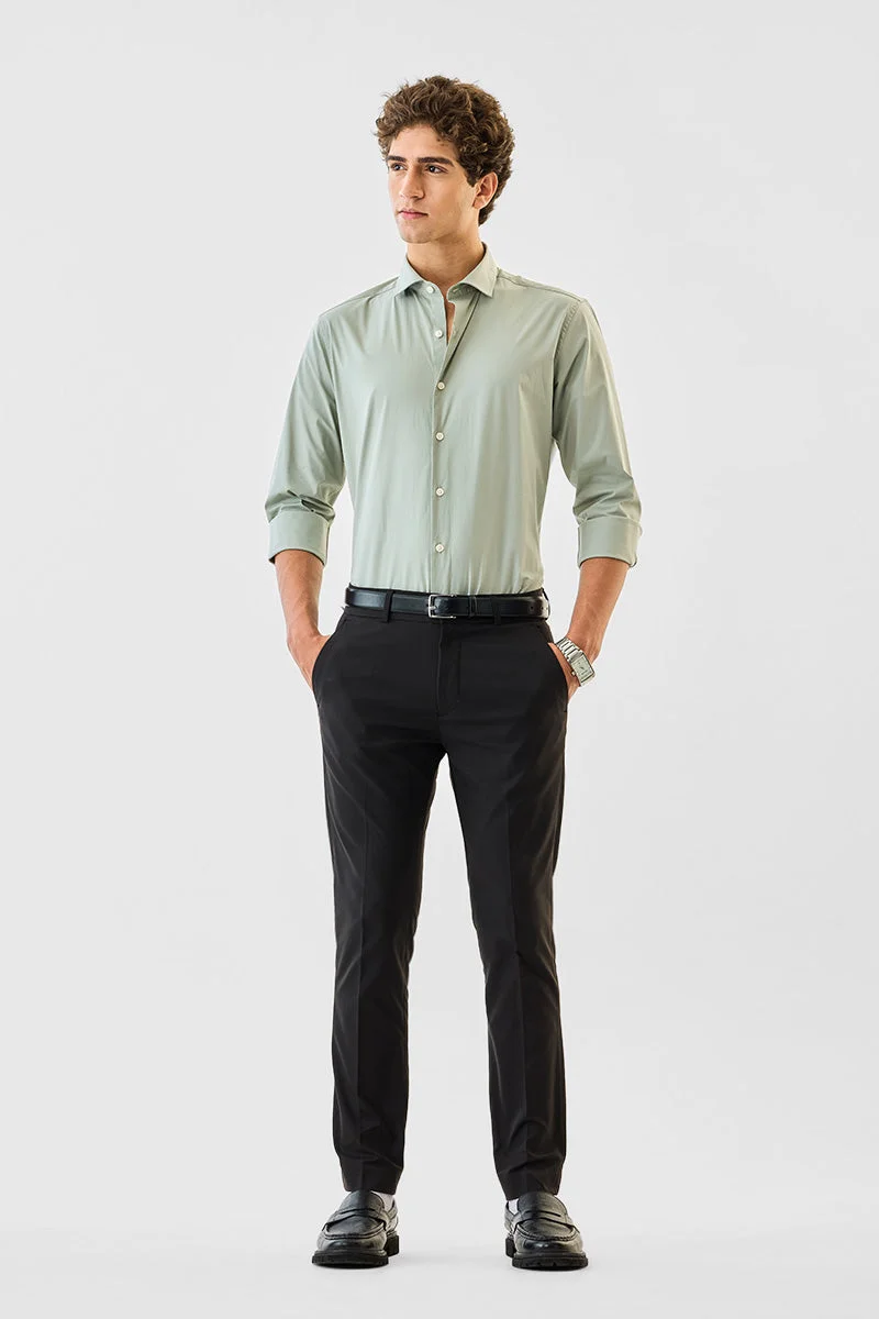 SNITCH بنطلون أسود ضيق