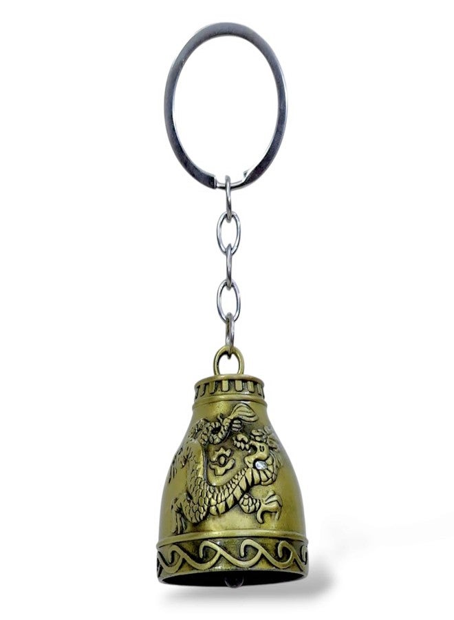 AMANVANI Guardian Bell Keychain (2 Pcs) | Random Color | Return Gifts For Men & Women | Metal Key-Ring For Blessings And Good Luck | Keychain For Bike, Car, Bags, Backpack | Key accessories - Image 3