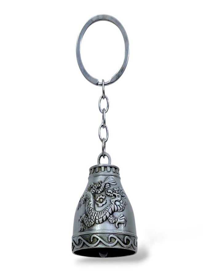 AMANVANI Guardian Bell Keychain (2 Pcs) | Random Color | Return Gifts For Men & Women | Metal Key-Ring For Blessings And Good Luck | Keychain For Bike, Car, Bags, Backpack | Key accessories - Image 2