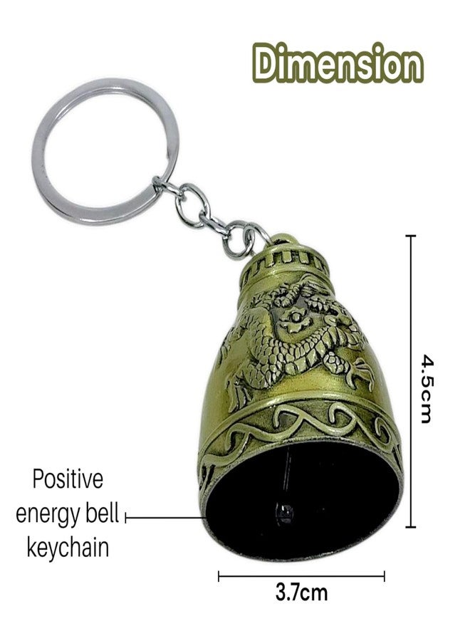 AMANVANI Guardian Bell Keychain (2 Pcs) | Random Color | Return Gifts For Men & Women | Metal Key-Ring For Blessings And Good Luck | Keychain For Bike, Car, Bags, Backpack | Key accessories - Image 5
