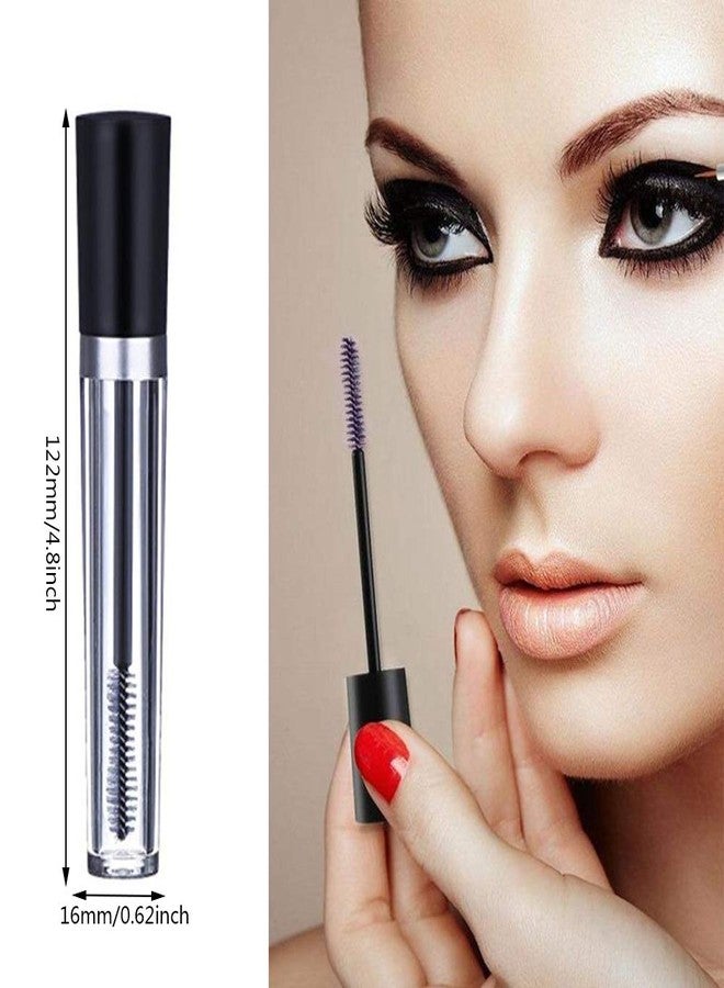 GBSTORE 2 Pcs 8 ML Empty Mascara Tube with Eyelash Wand, Eyelash Cream Container Bottle for Castor Oil and DIY Cosmetics,Includes 2 rubber inserts, 2 funnels and 2 tubes - Image 5