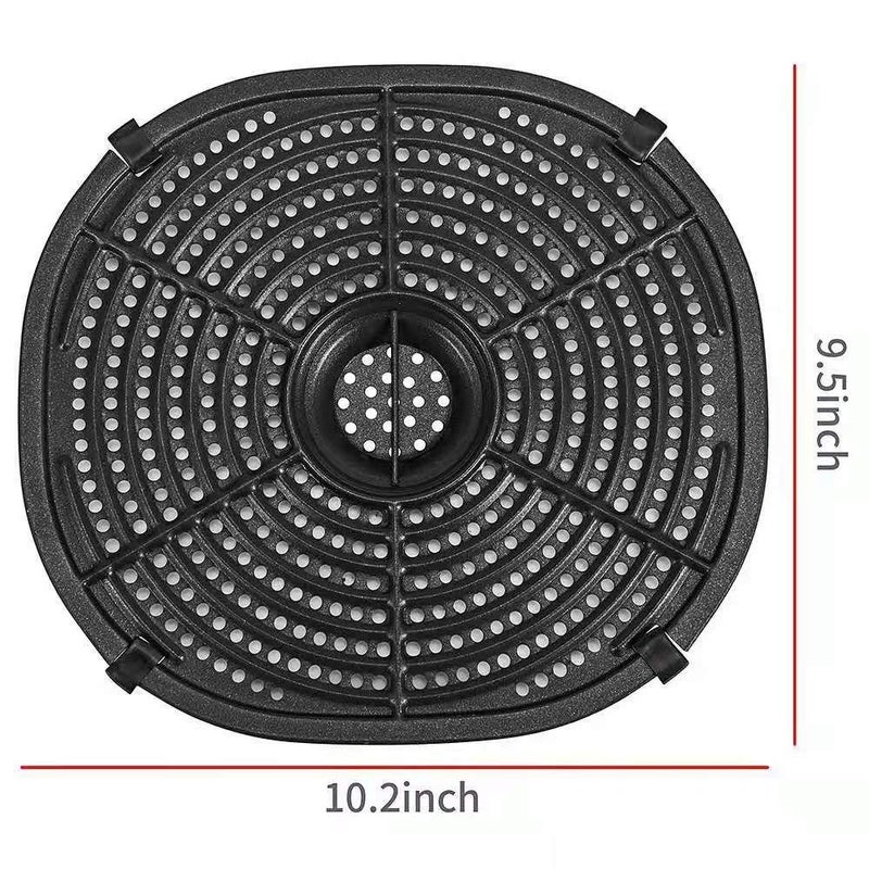 RAMLLY Air Fryer Replacement Grill Pan For Power Xl Gowise 7Qt Air Fryers Crisper Plate Air Fryer Accessories Non-Stick Fry Pan Dishwasher Safe - Image 3
