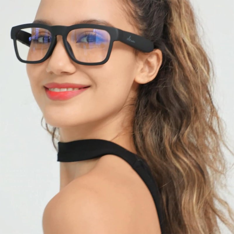 OhO sunshine OhO Bluetooth Glasses,Voice Control and Open Ear Style Smart Glasses to Listen Music and Calls,UV400 Protection Lens - Image 3
