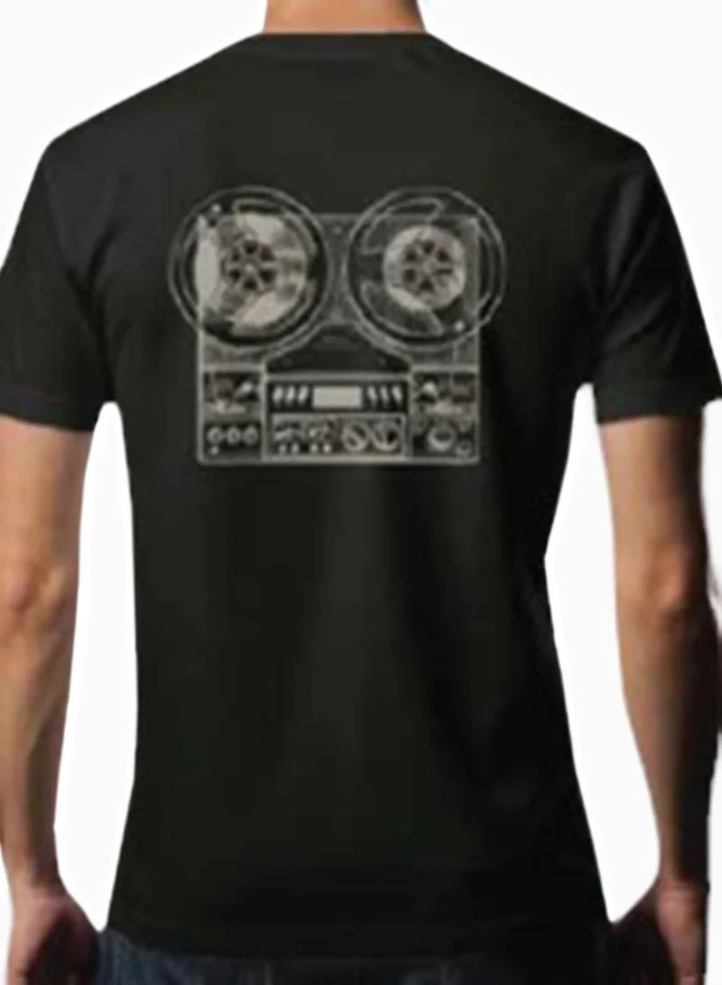فرنش كونكشن Ss Audio Recorder Print T-Shirt