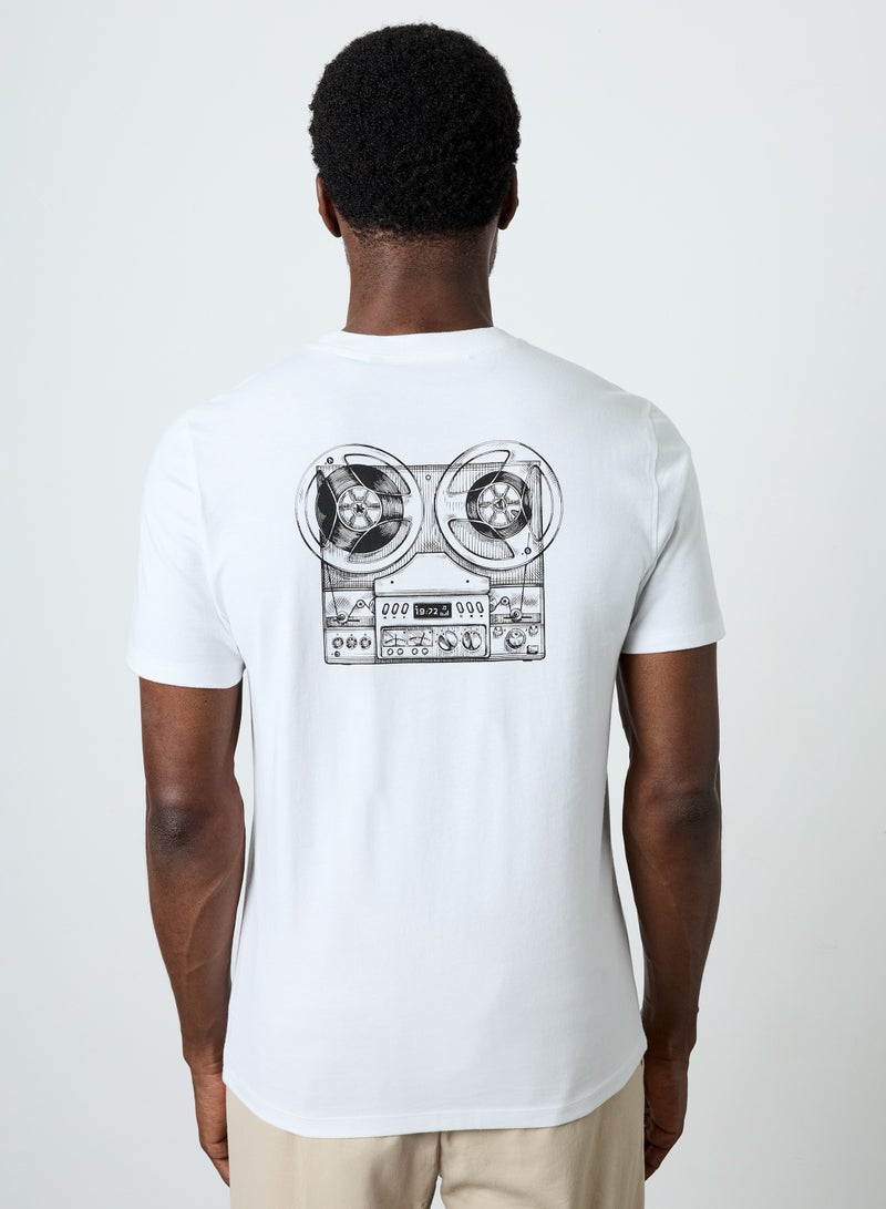 French Connection Audio Recorder Printed T-Shirt - Image 2