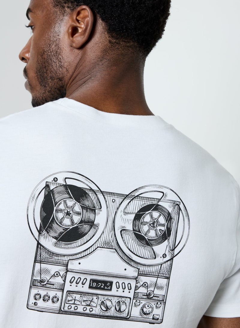 French Connection Audio Recorder Printed T-Shirt - Image 4