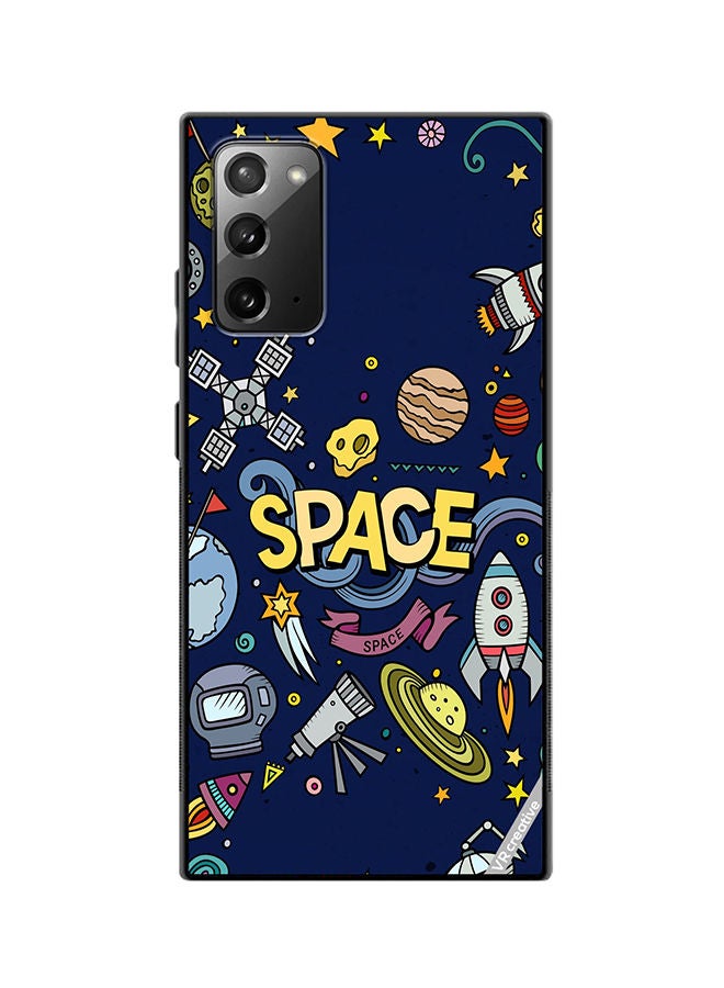 VR CREATIVE Protective Case Cover For Samsung Galaxy Note20 5G Space Design Multicolour - Image 1