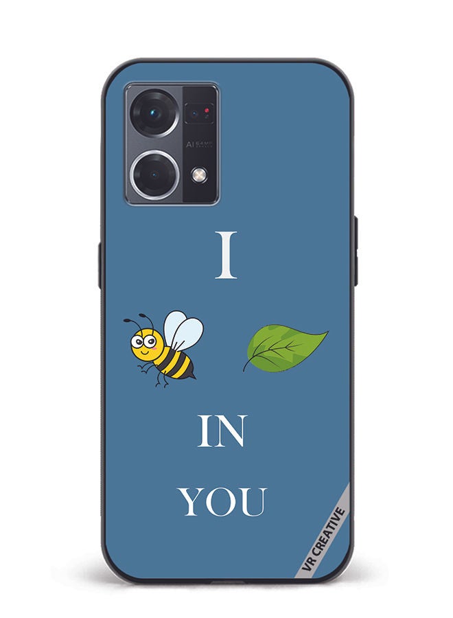 VR CREATIVE Protective Case Cover For Oppo Reno8 4G Quotes Design Multicolour - Image 1