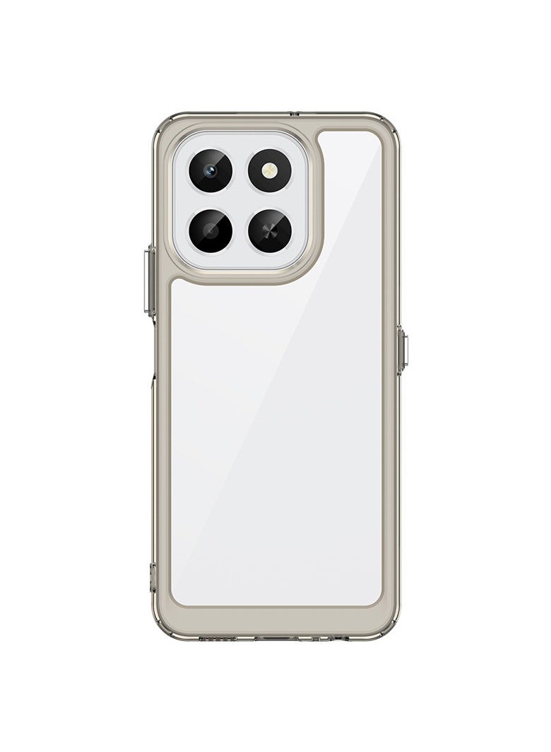 Suitable for Honor X6C transparent acrylic protective case soft shell, high-definition transparency and adequate protection.