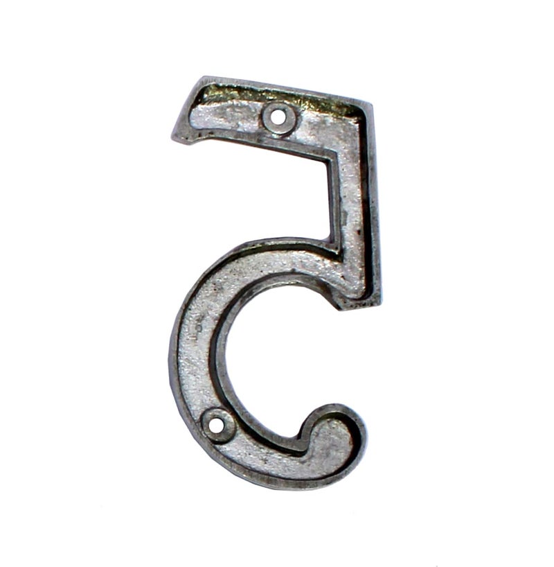 eSplanade Aluminium House Hotel Door Number Plaque Numeric Numerical Digit "5" (Five) - 0-9 Numbers - 4" Inches - Image 5
