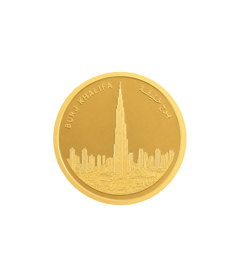 Auriz Minting 10gm 24K Gold Coin Burj Khalifa Design - Image 3