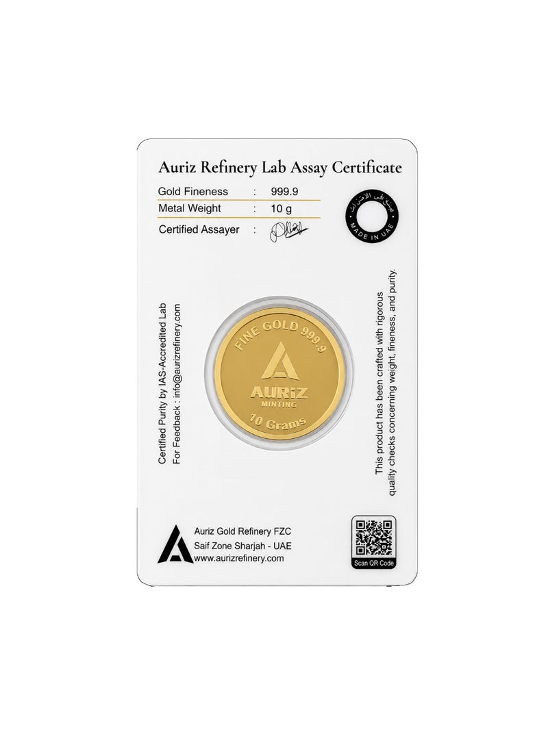 Auriz Minting 10gm 24K Gold Coin Burj Khalifa Design - Image 2