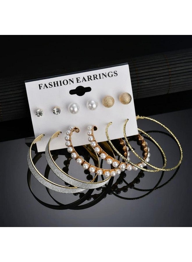YouBella Fashion Jewellery Gold Plated Ear rings Combo of Earrings for Girls and Women (Style 5) - Image 2