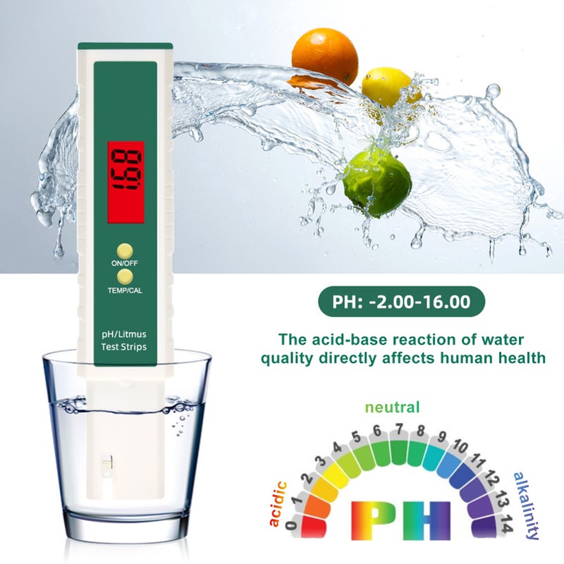 Digital PH Meter PH Tester Water Quality Tester Temperature Function - Image 5