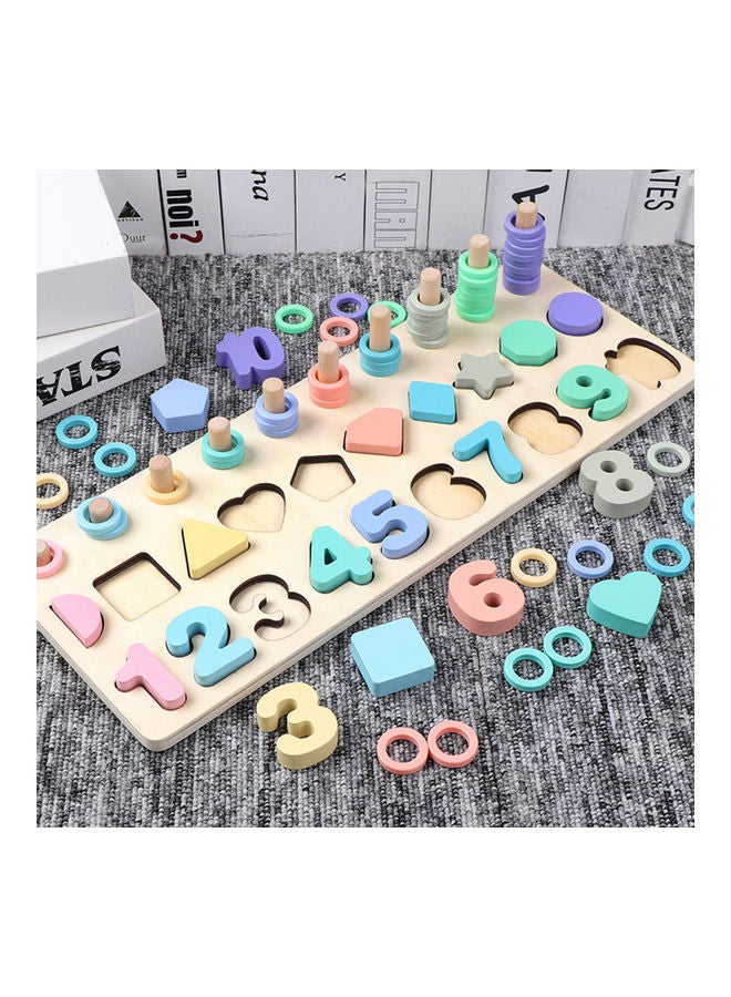 نيبمينينت لوحة أحجية خشبية 3 في 1 على شكل أرقام - Image 2