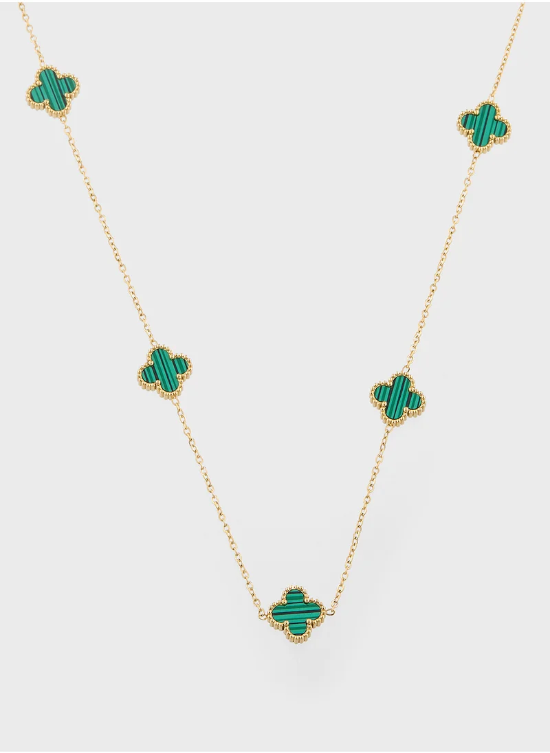 ستورتز Alba green necklace