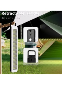 ويداسي مصباح طوارئ LED قابل لإعادة الشحن من WEIDASI، مزود بـ 30 مصباح LED SMD، وضعي سطوع مزدوج، بطارية حمض الرصاص مدمجة، شحن تيار متردد/مستمر، تصميم محمول بمقبض قابل للسحب للمنزل والمكتب، WD-883D  - Image 4
