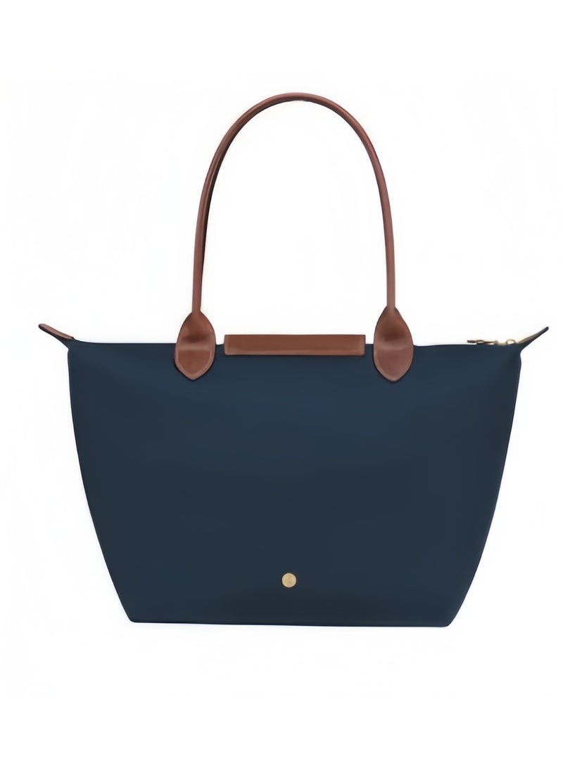 Women's Medium Tote Bag, Handbag, Shoulder Bag Navy Classic Style
