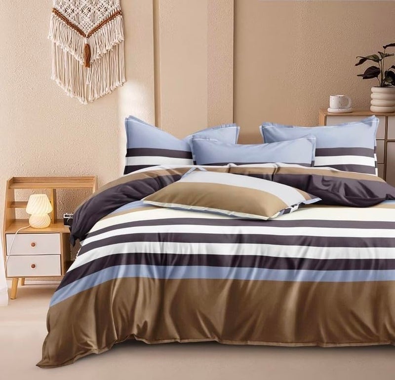 VIVEA RESERVE Glace Cotton King Size Duvet Cover with 2 Pillow Covers II King Size rajai Cover with 2 Pillow Covers II Double Bed Comforter Cover - 90" x 100" inch - Image 2