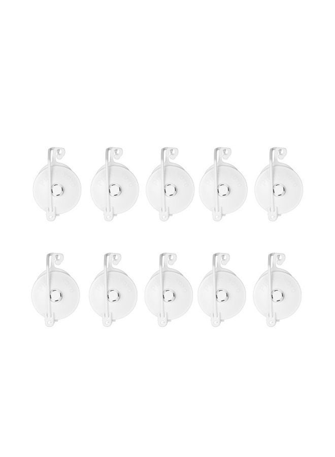 NIBEMINENT 10-Piece Plant Yoyo With Retractable Stopper White - Image 1