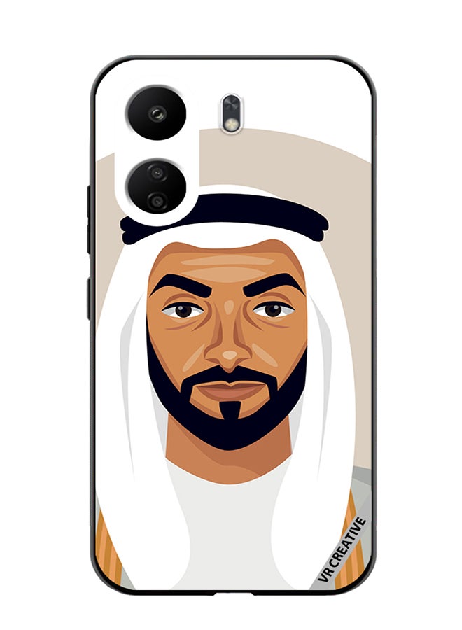 VR CREATIVE Protective Case Cover For Xiaomi Redmi 13C Sheikh Zayed Bin Sultan Al Nahyan Design Multicolour - Image 1