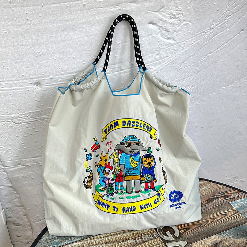 Tote Bag Large Capacity Shopping Bag Environmentally Friendly Bag Women Crossbody Bag Niche Nylon Bag Shoulder Bag - Image 1