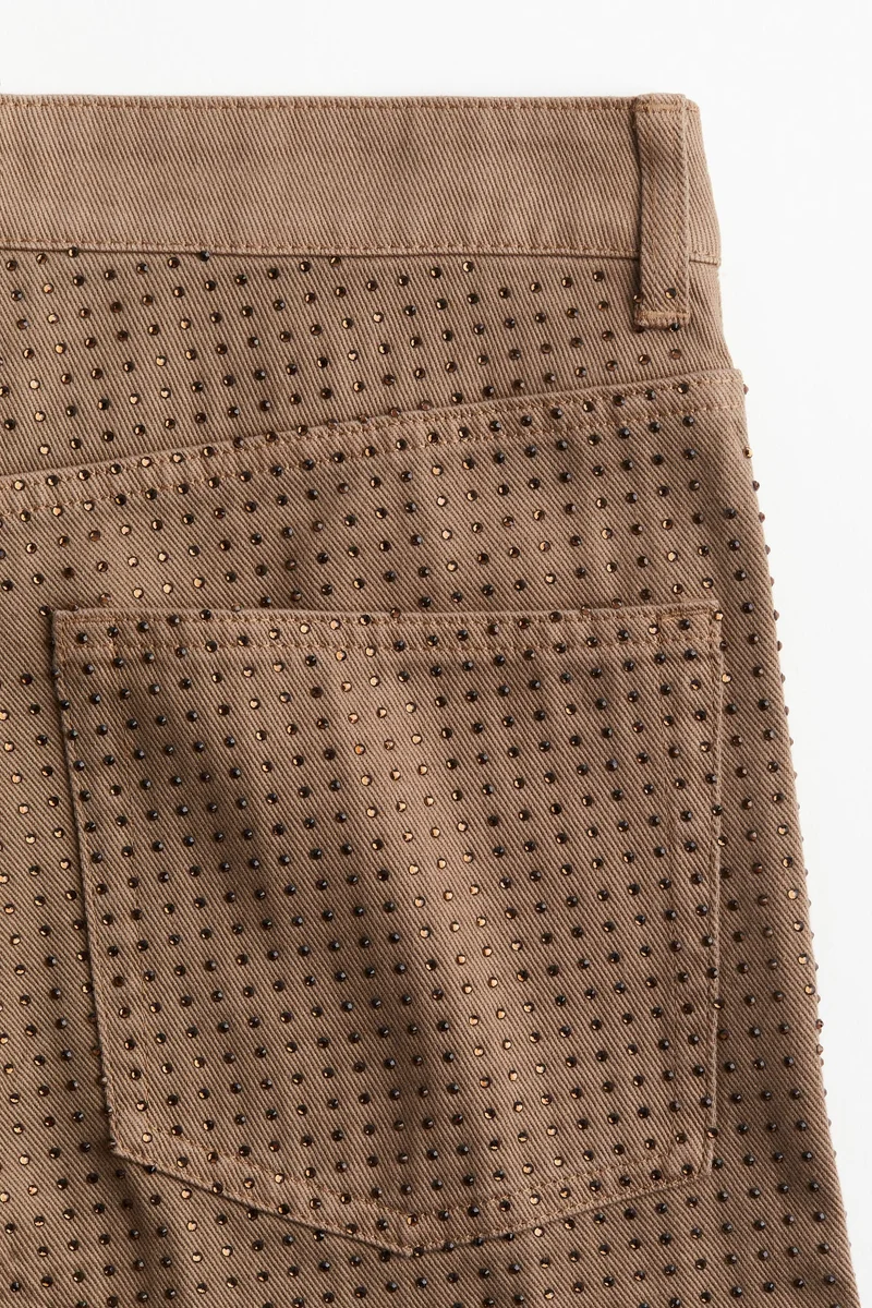 H&M Rhinestone-embellished jeans