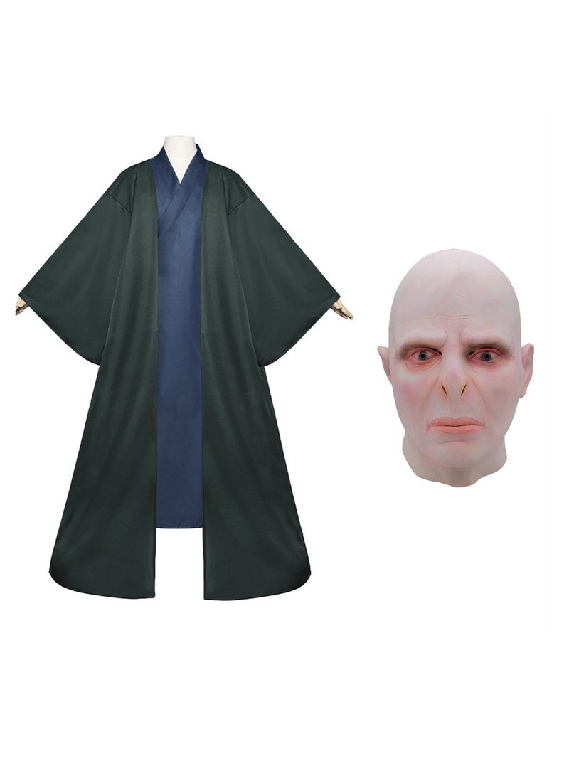 رداء هاري بوتر فولدمورت السحري مع رداء تنكري للأداء المسرحي - Image 1